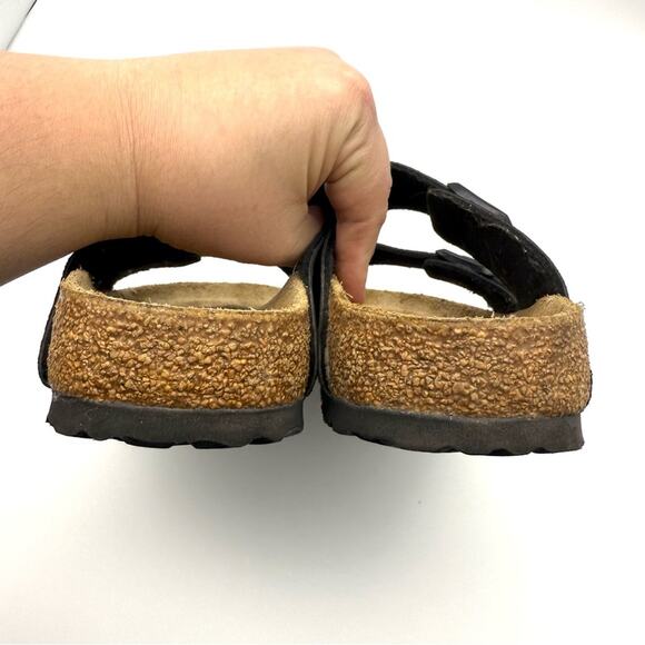 Birkenstock Arizona Metallic Stone Sandals in Bronze EU40 NARROW WIDTH US 9-9.5 - Picture 5 of 13